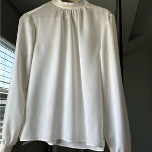 Elegant White Women's Blouse